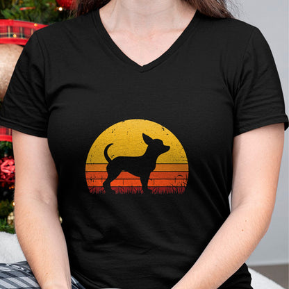Dog Love Shirt, Dog Lover Gift T-Shirt/Hoodie/Sweatshirt HLT00 - Retro Chihuahua Men Women Dog Mom Dad Chihuahua T-Shirt