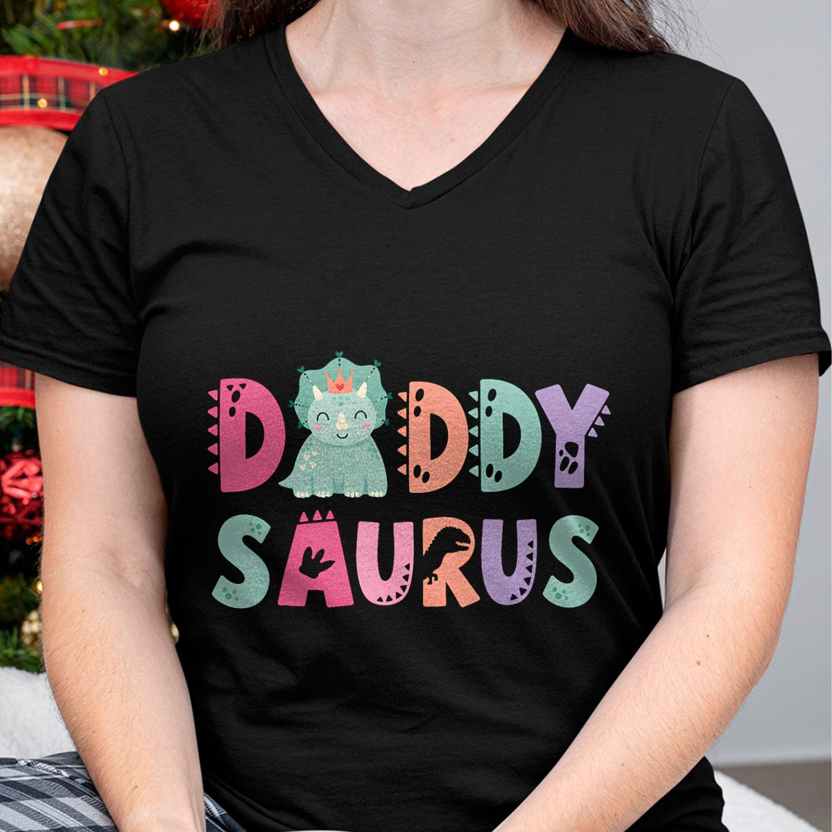 Best Dinosaur Lover Shirt, Funny Dinosaur UnisexT-Shirt/Hoodie/Sweatshirt HLT00 - Daddy Saurus Dad Dinosaur Three Rex Birthday Boy Girl T-Shirt