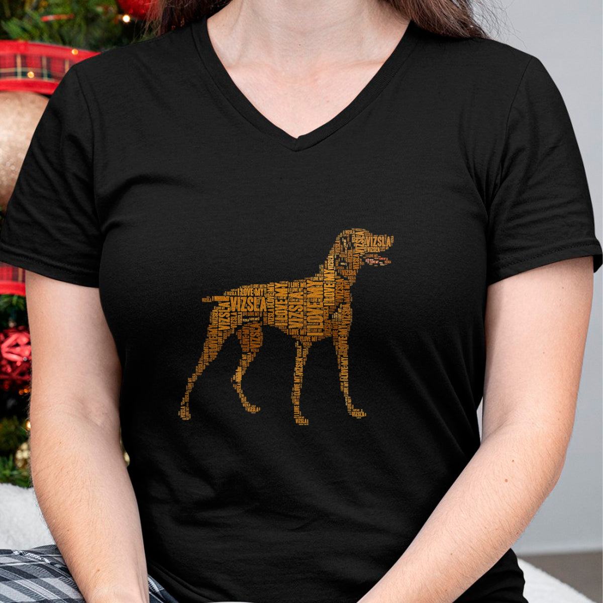 Dog Love Shirt, Dog Lover Gift T-Shirt/Hoodie/Sweatshirt HLT00 - Vizsla Dog Owner I Love My Vizsla Dog T-Shirt