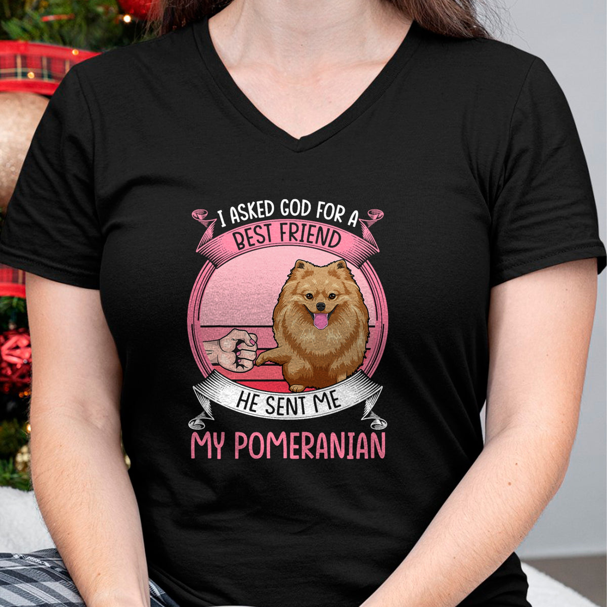 Dog Love Shirt, Dog Lover Gift T-Shirt/Hoodie/Sweatshirt HLT00 - Pomeranian Mom Dog Apparel Pom Dog Lovers for Women T-Shirt