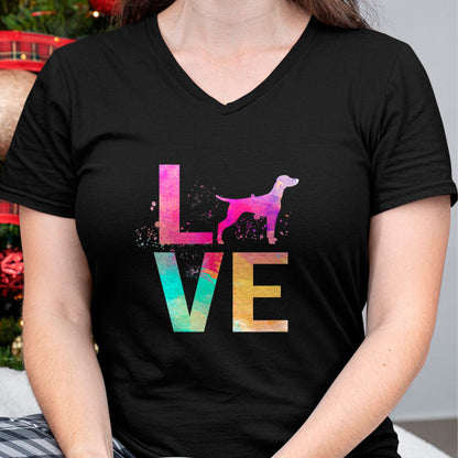 Dog Love Shirt, Dog Lover Gift T-Shirt/Hoodie/Sweatshirt HLT00 - Colorful Vizsla Dog Mom Gifts Vizsla T-Shirt