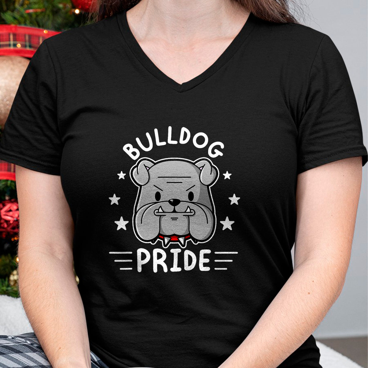 Dog Love Shirt, Dog Lover Gift T-Shirt/Hoodie/Sweatshirt HLT00 - Bulldog Mascot Shirt English Bulldog Pride And Loyalty T-Shirt