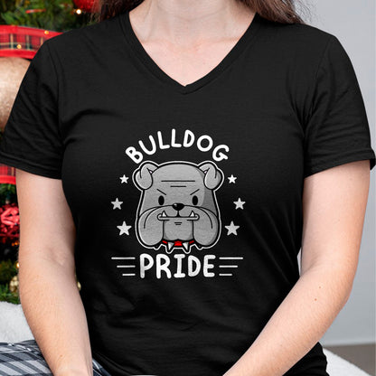 Dog Love Shirt, Dog Lover Gift T-Shirt/Hoodie/Sweatshirt HLT00 - Bulldog Mascot Shirt English Bulldog Pride And Loyalty T-Shirt