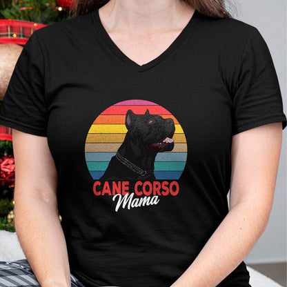 Dog Love Shirt, Dog Lover Gift T-Shirt/Hoodie/Sweatshirt HLT00 - Cane Corso Mama Italian Mastiff Dog Mom Funny Girls Gift T-Shirt