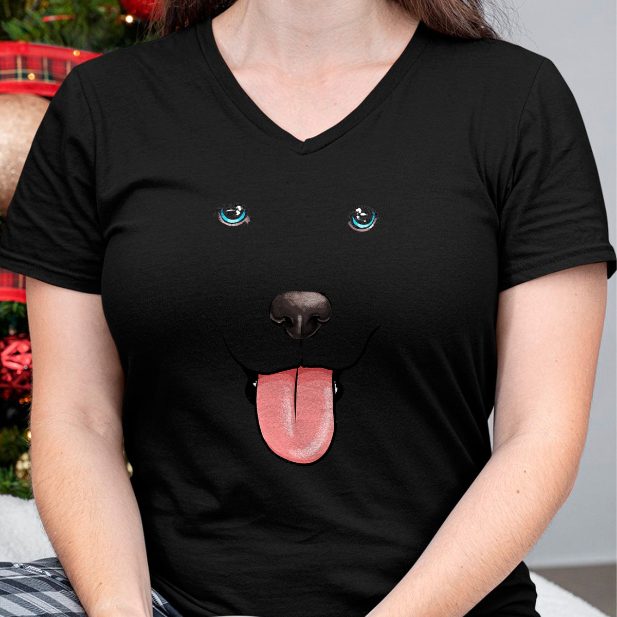 Dog Love Shirt, Dog Lover Gift T-Shirt/Hoodie/Sweatshirt HLT00 - Labrador Face Lab Dog Costume I Love My Labrador T-Shirt