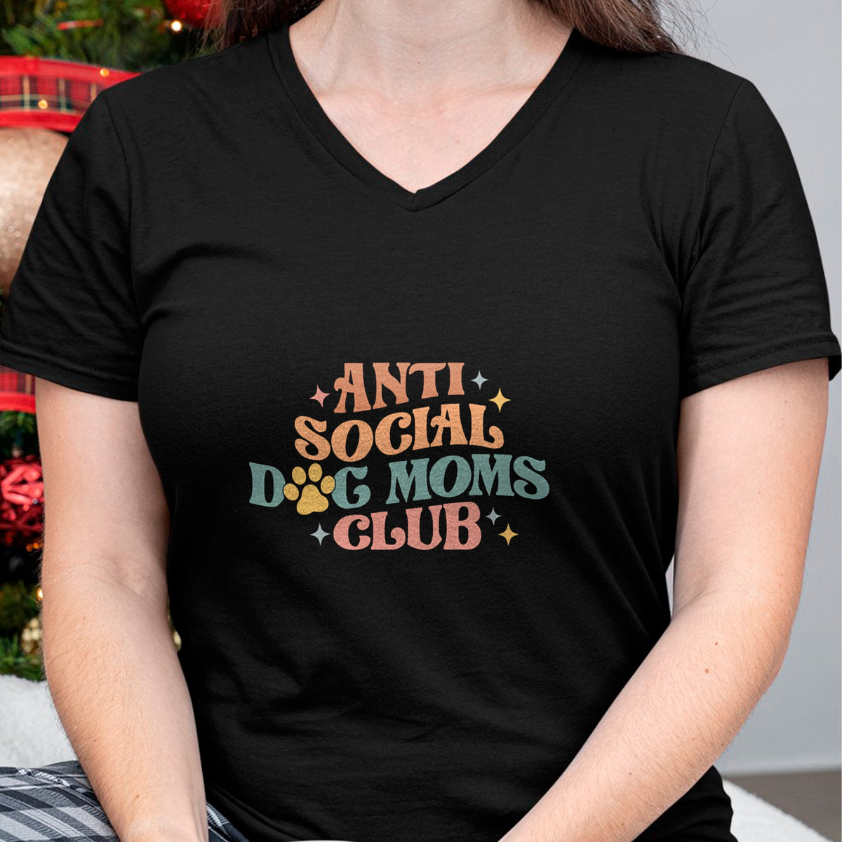 Dog Love Shirt, Dog Lover Gift T-Shirt/Hoodie/Sweatshirt HLT00 - Anti Social Dog Mom Club, Proud Puppy Mama Gift Mothers Day T-Shirt
