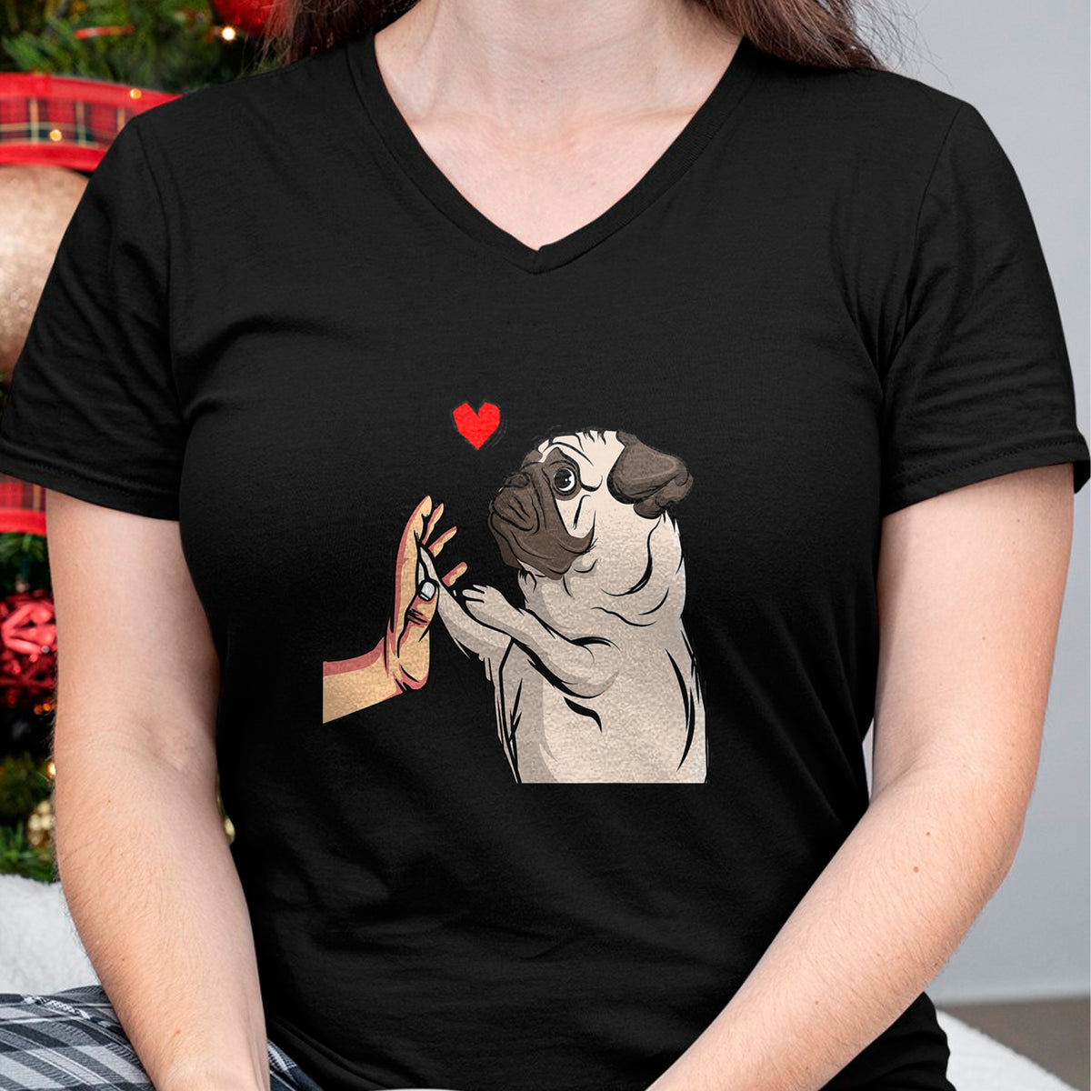Dog Love Shirt, Dog Lover Gift T-Shirt/Hoodie/Sweatshirt HLT00 - Pug Love Funny Dog Lover Owner Girls Gift T-Shirt
