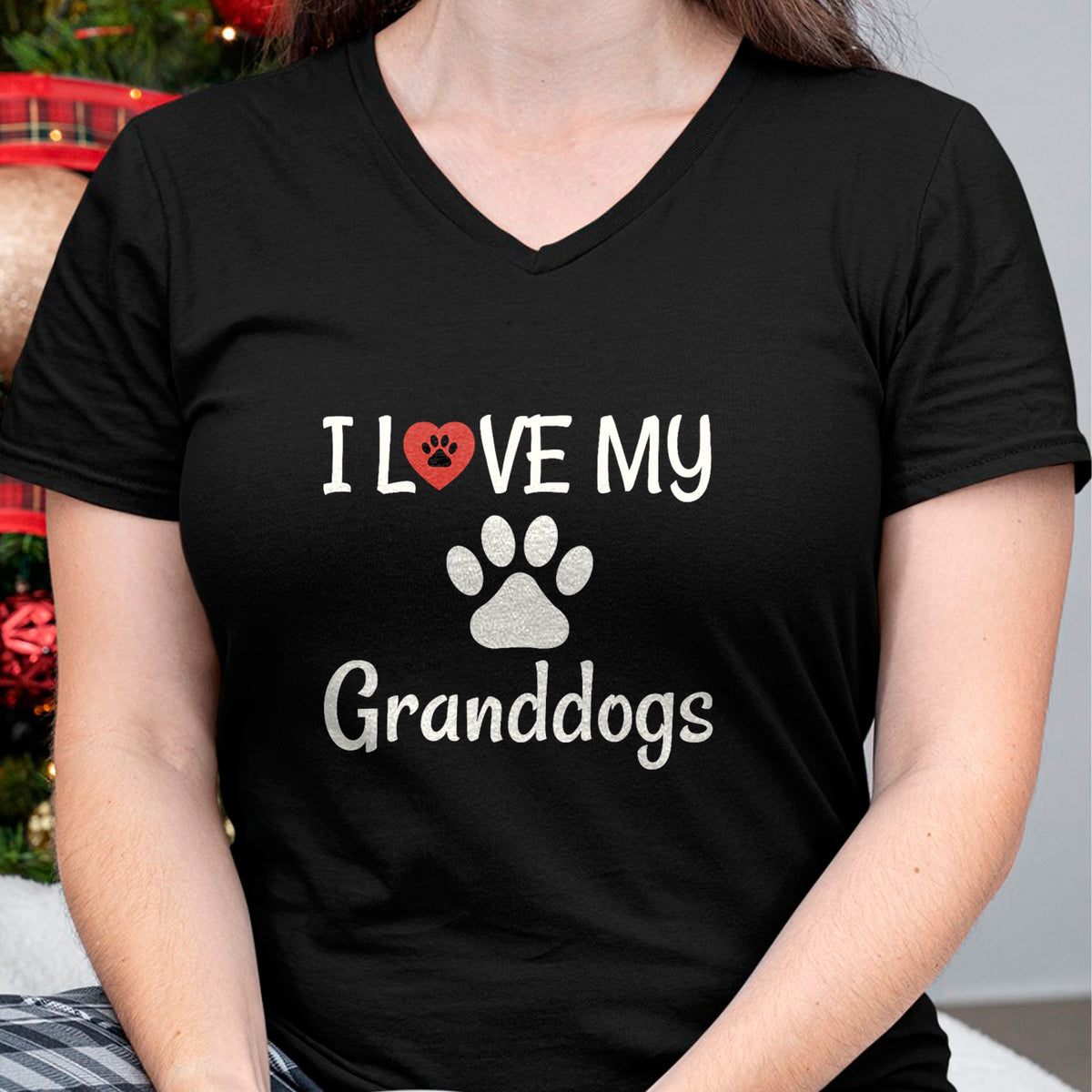 Dog Love Shirt, Dog Lover Gift T-Shirt/Hoodie/Sweatshirt HLT00 - I Love My Granddogs Shirt, Dog Grandma Grandpa Granddog Tee T-Shirt