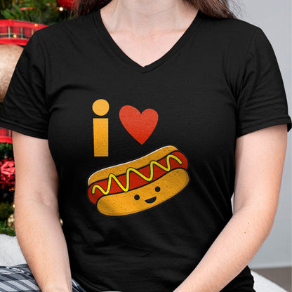 Dog Love Shirt, Dog Lover Gift T-Shirt/Hoodie/Sweatshirt HLT00 - I Love Hot Dog Shirt T-Shirt