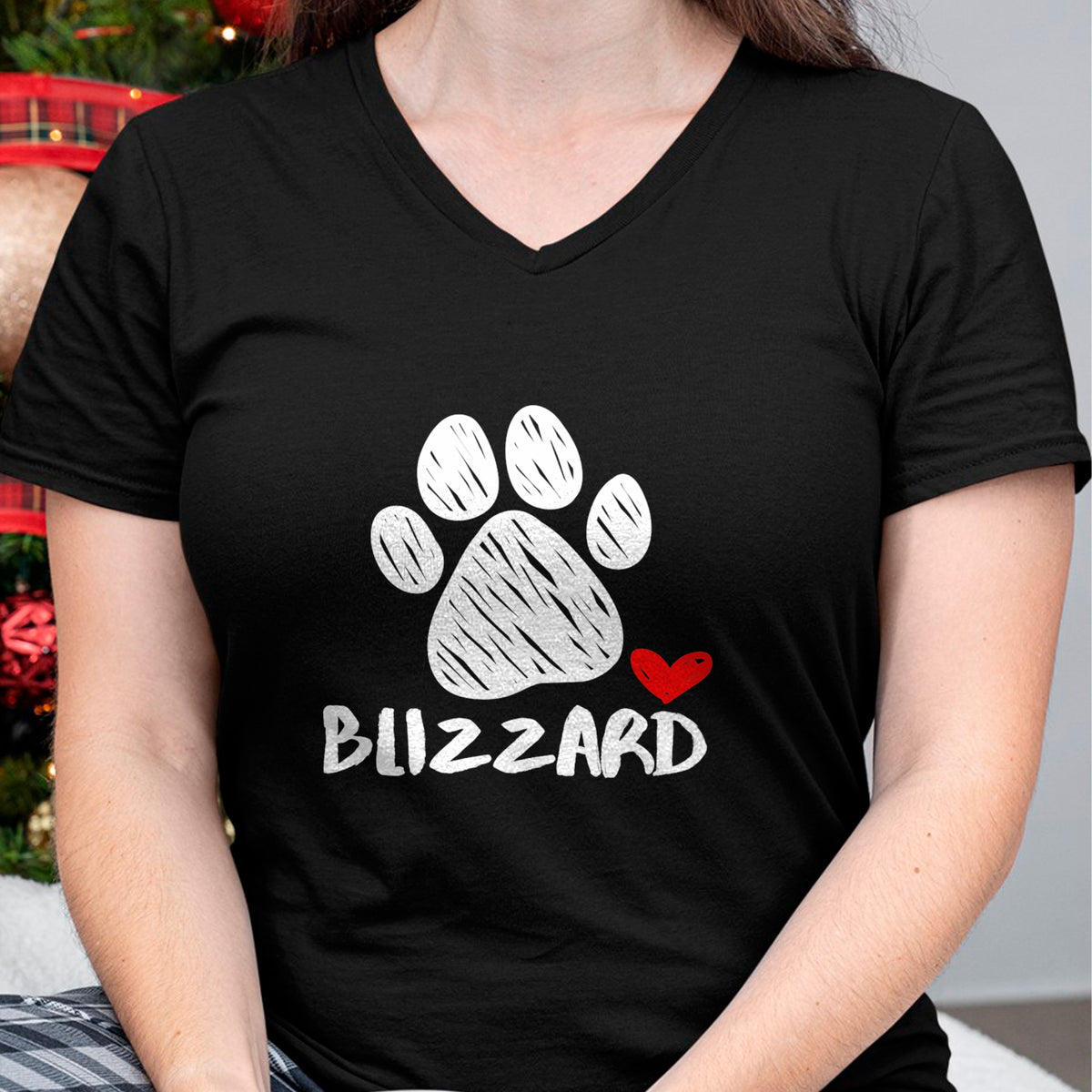 Dog Love Shirt, Dog Lover Gift T-Shirt/Hoodie/Sweatshirt HLT00 - Blizzard Puppy Love Doggy Parent Blizzard Pet Dog name Paw T-Shirt