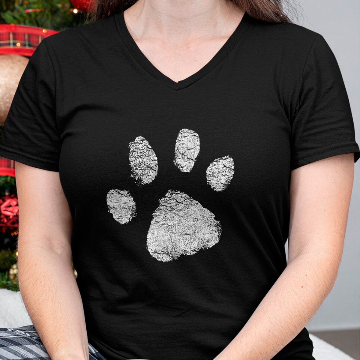 Dog Love Shirt, Dog Lover Gift T-Shirt/Hoodie/Sweatshirt HLT00 - Dog Lovers Long Sleeve Shirt Women Men Paw Print Dog Mom Long Sleeve T-Shirt