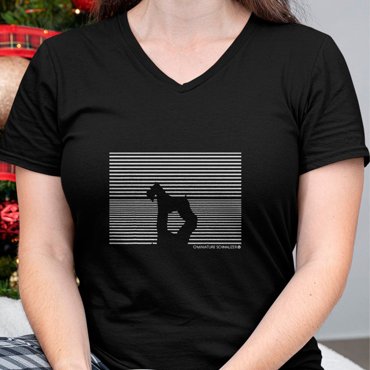 Dog Love Shirt, Dog Lover Gift T-Shirt/Hoodie/Sweatshirt HLT00 - Miniature Schnauzer Dog Love T-Shirt