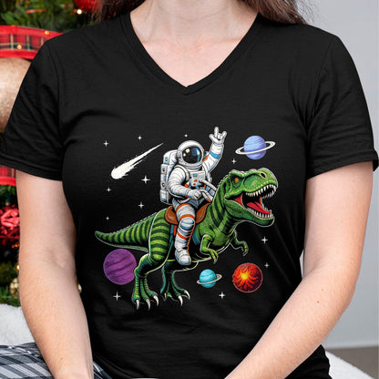 Best Dinosaur Lover Shirt, Funny Dinosaur UnisexT-Shirt/Hoodie/Sweatshirt HLT00 - Astronaut Riding Dinosaur T Rex Space Lovers Boys Kids T-Shirt