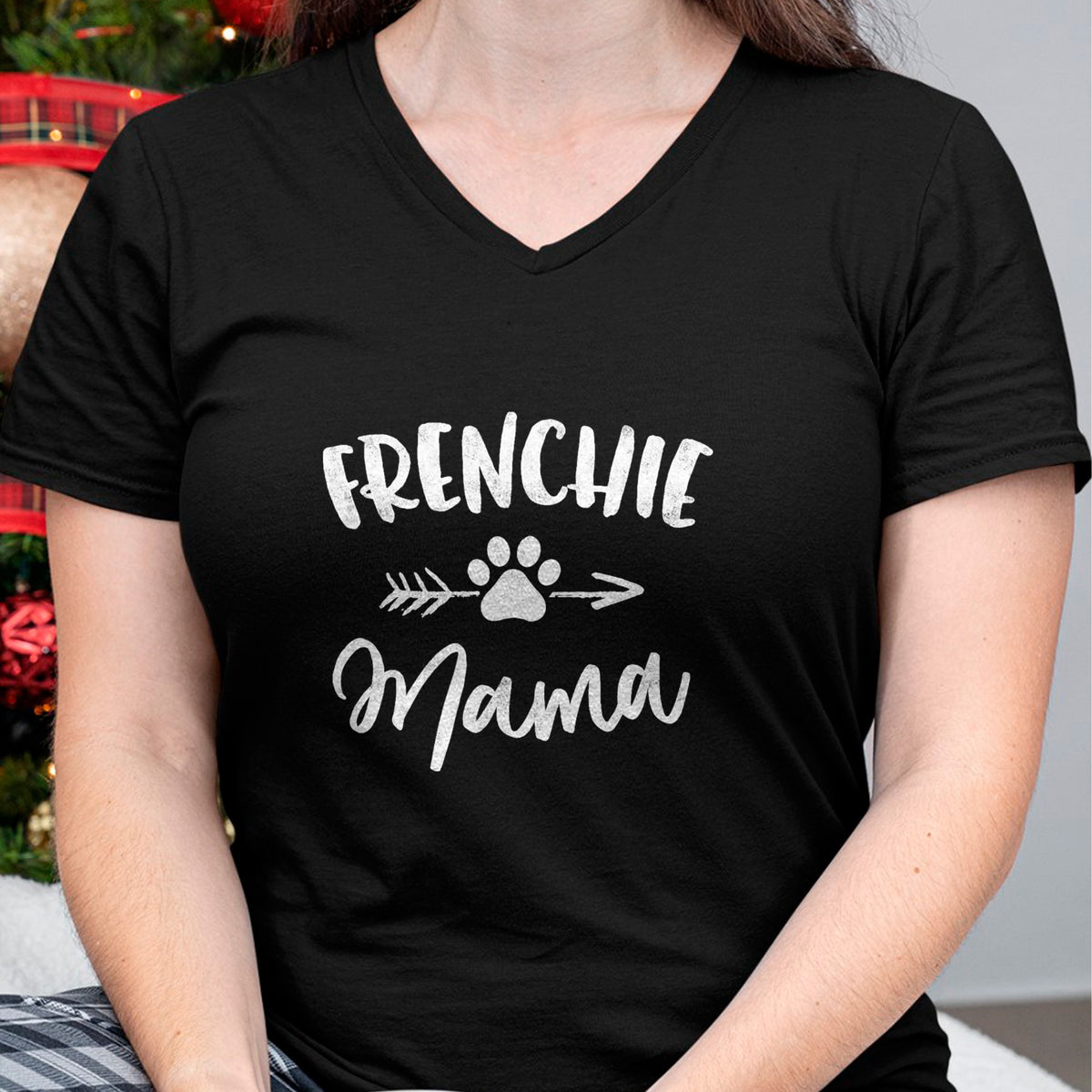 Dog Love Shirt, Dog Lover Gift T-Shirt/Hoodie/Sweatshirt HLT00 - Frenchie Mama French Bulldog Lover Owner Gift Dog Mom Mother T-Shirt