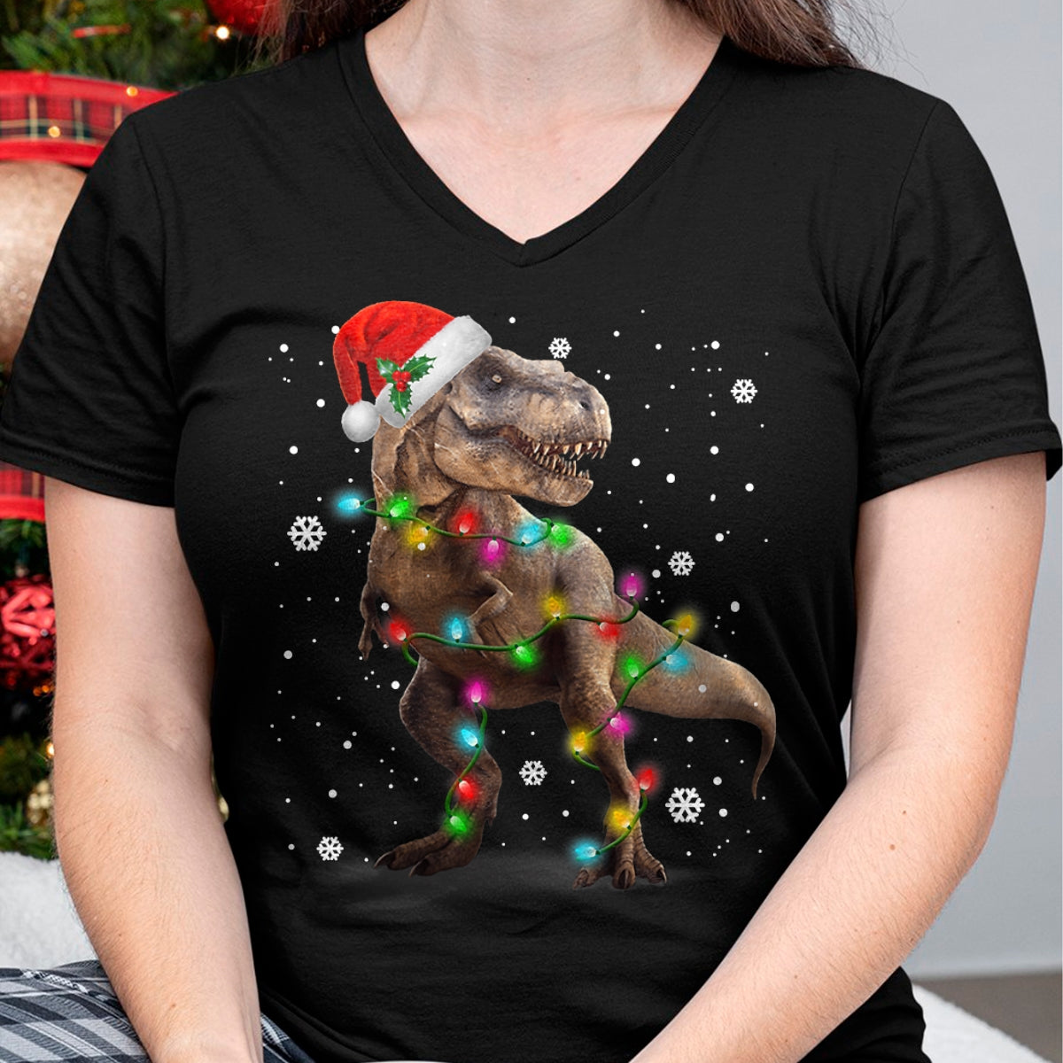 Best Dinosaur Lover Shirt, Funny Dinosaur UnisexT-Shirt/Hoodie/Sweatshirt HLT00 - Dinosaur T-rex Tree Christmas Sweater Xmas Pet Dino Trex T-Shirt
