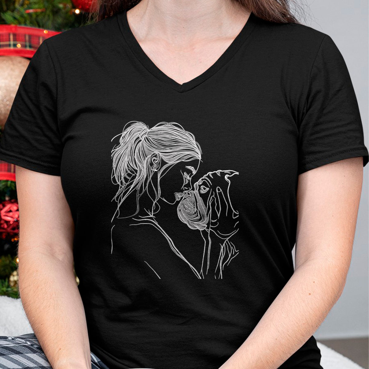 Dog Love Shirt, Dog Lover Gift T-Shirt/Hoodie/Sweatshirt HLT00 - English Bulldog Mom Dog Art Mother_s Day T-Shirt