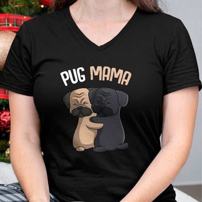 Dog Love Shirt, Dog Lover Gift T-Shirt/Hoodie/Sweatshirt HLT00 - Pug Mama Dog Mom Lover Owner Girls Women T-Shirt