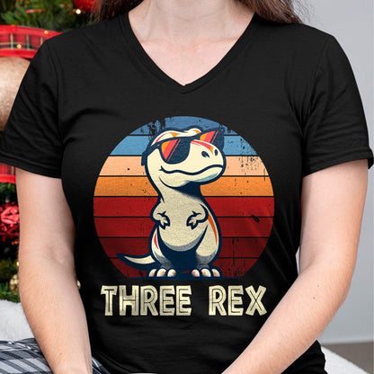 Best Dinosaur Lover Shirt, Funny Dinosaur UnisexT-Shirt/Hoodie/Sweatshirt HLT00 - 3 Rex Dinosaur 3rd Birthday Boy Girl Three Rex Birthday T-Shirt