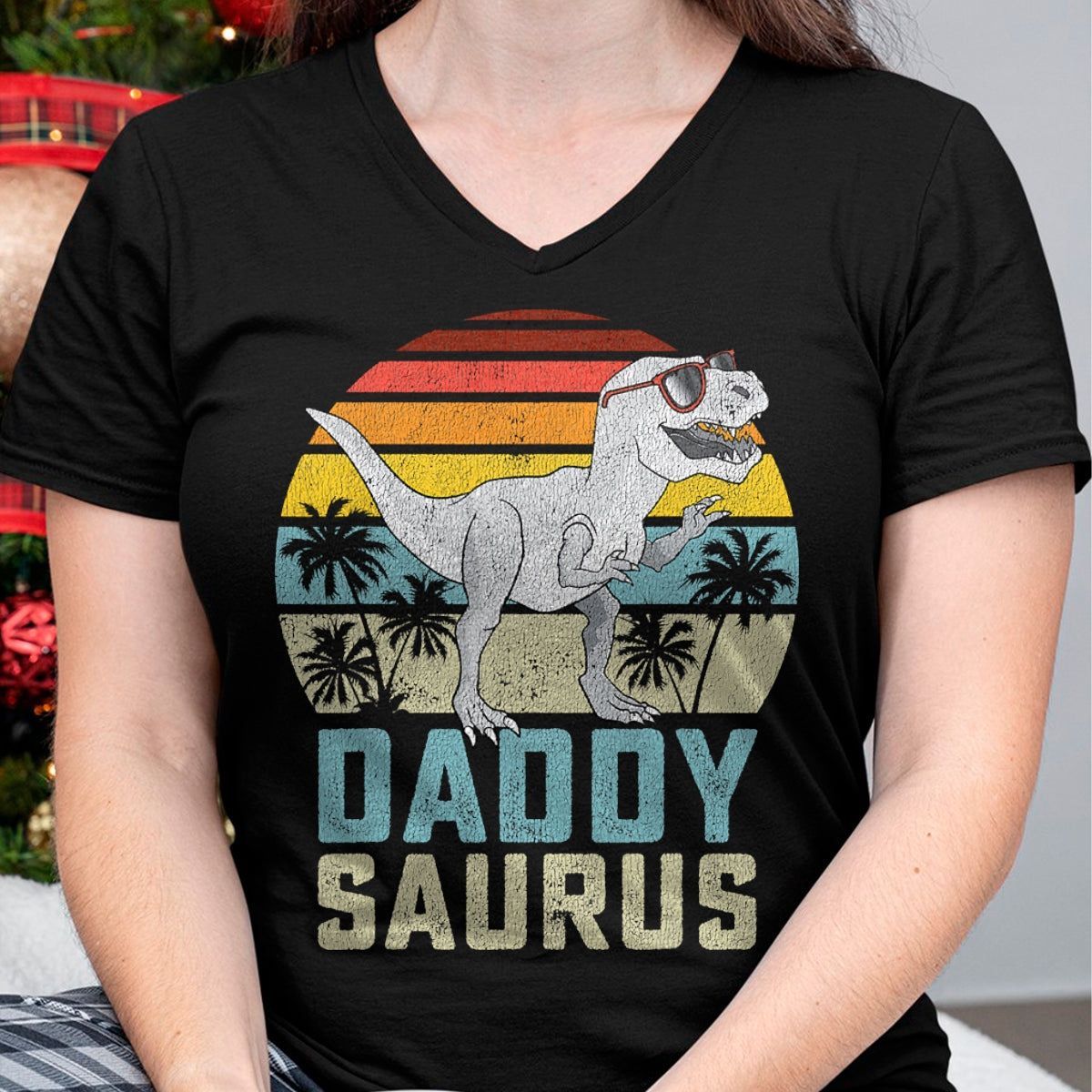 Best Dinosaur Lover Shirt, Funny Dinosaur UnisexT-Shirt/Hoodie/Sweatshirt HLT00 - Daddysaurus T Rex Dinosaur Daddy Saurus Family Matching T-Shirt (2)