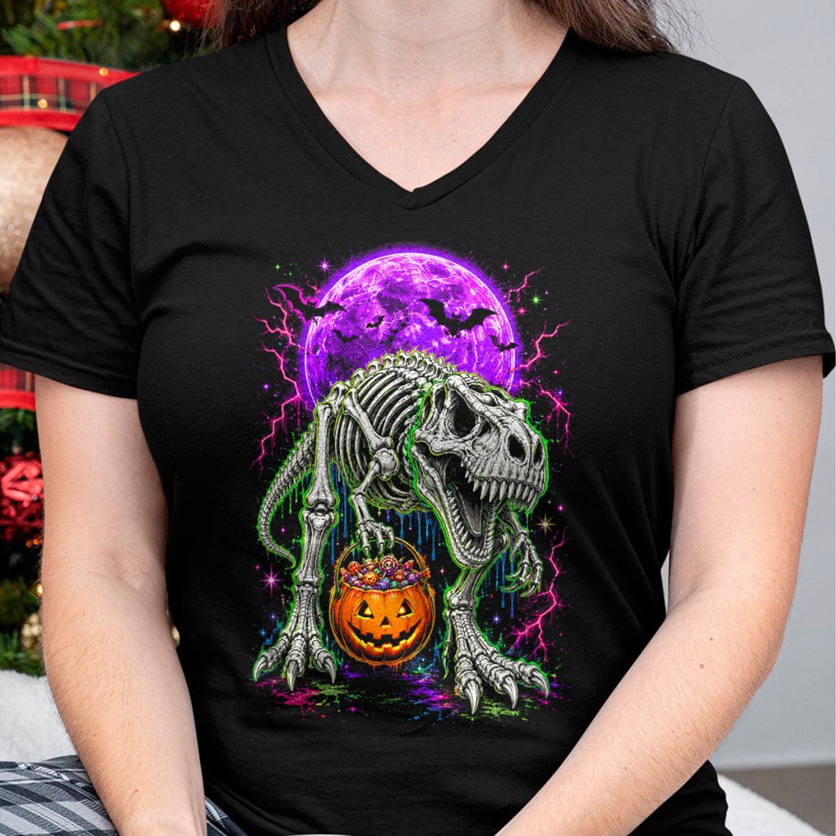 Best Dinosaur Lover Shirt, Funny Dinosaur UnisexT-Shirt/Hoodie/Sweatshirt HLT00 - Halloween Dinosaur Skeleton T Rex Boys Scary T-Shirt