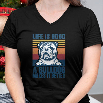 Dog Love Shirt, Dog Lover Gift T-Shirt/Hoodie/Sweatshirt HLT00 - Bulldog Gifts For Women Men Dog Dad Dog Mom English Bulldog T-Shirt