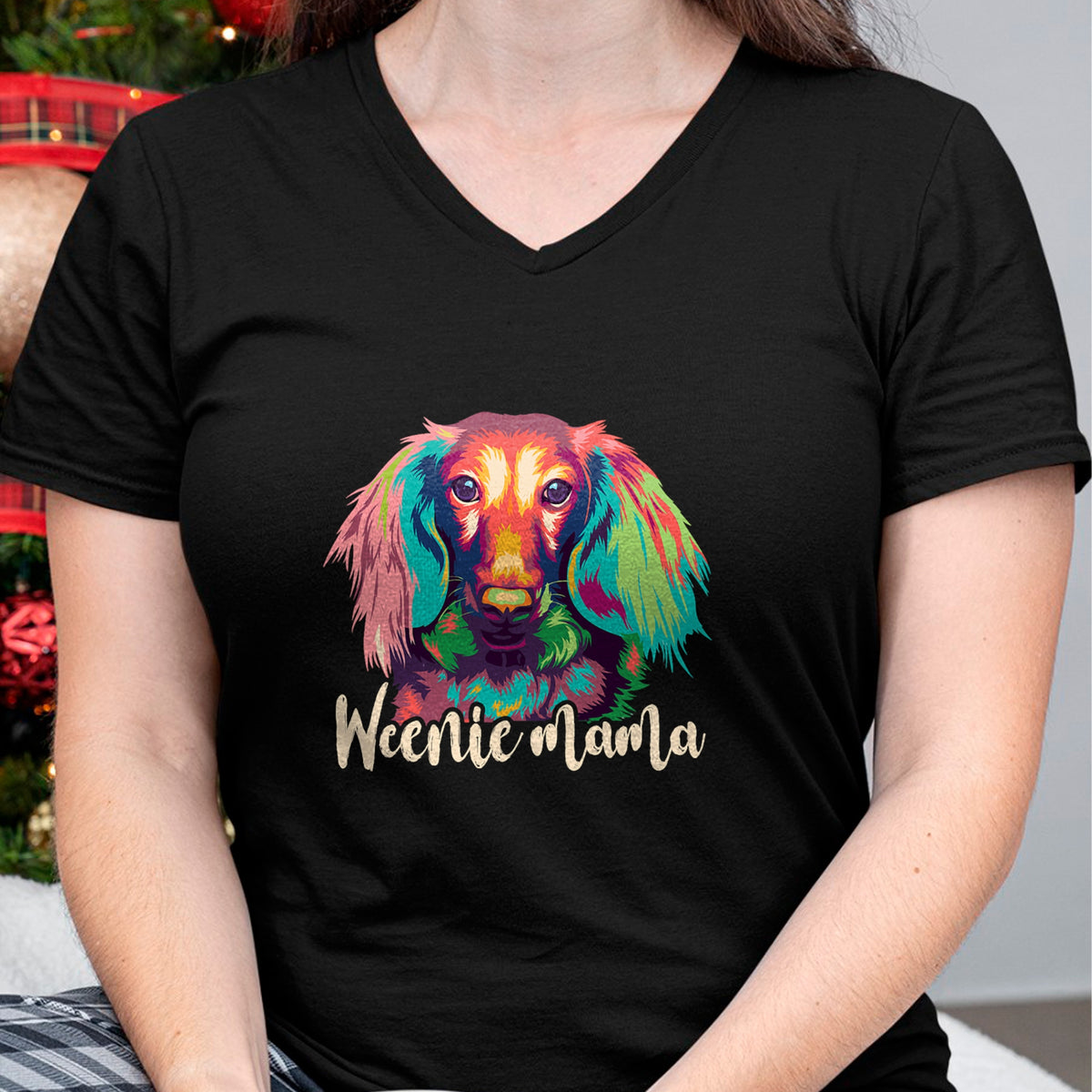 Dog Love Shirt, Dog Lover Gift T-Shirt/Hoodie/Sweatshirt HLT00 - Dachshund-Shirt Women Weenie Mama Mothers Day Weiner Dog Mom T-Shirt