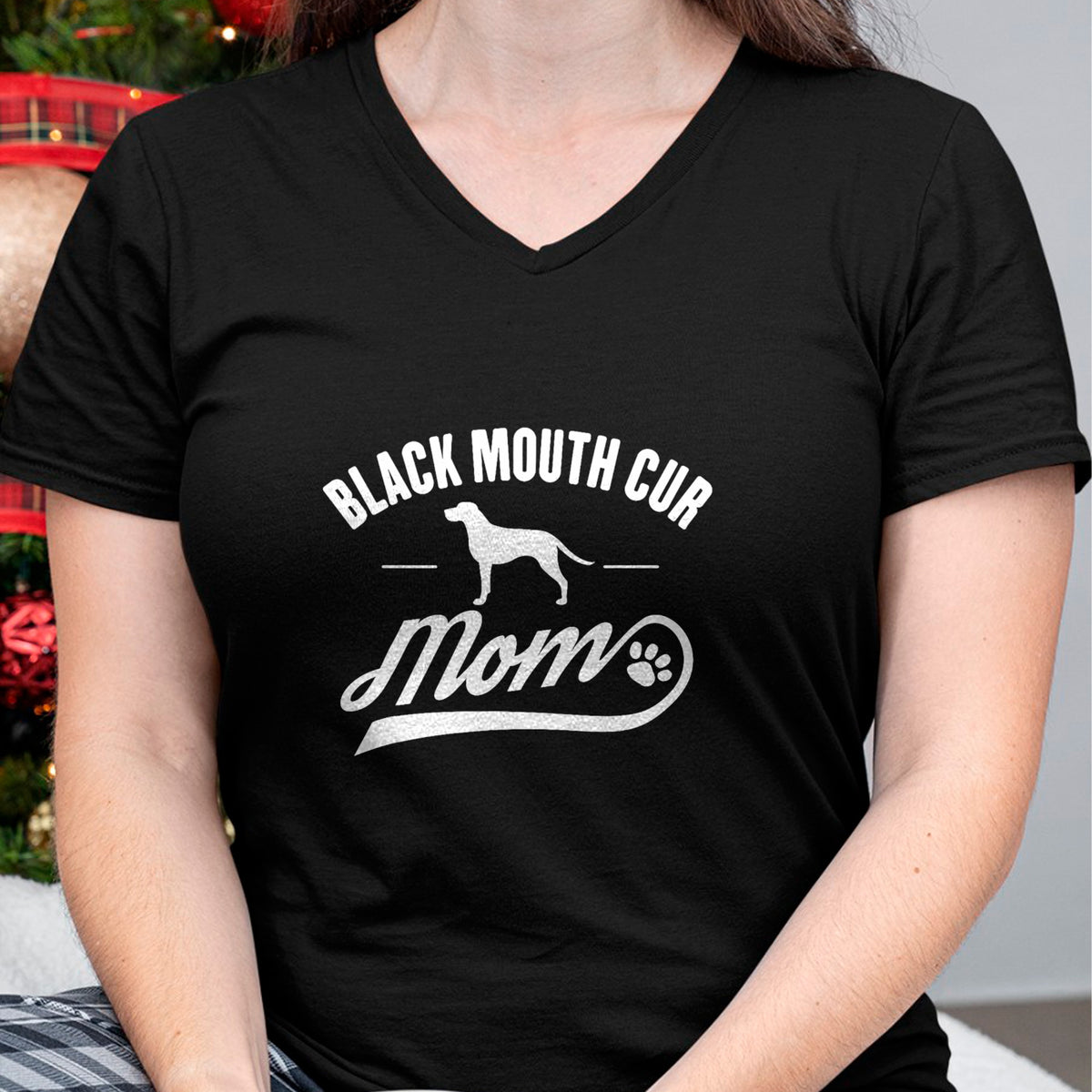 Dog Love Shirt, Dog Lover Gift T-Shirt/Hoodie/Sweatshirt HLT00 - Black Mouth Cur Mom T-Shirt - Dog Owner Lover T-Shirt