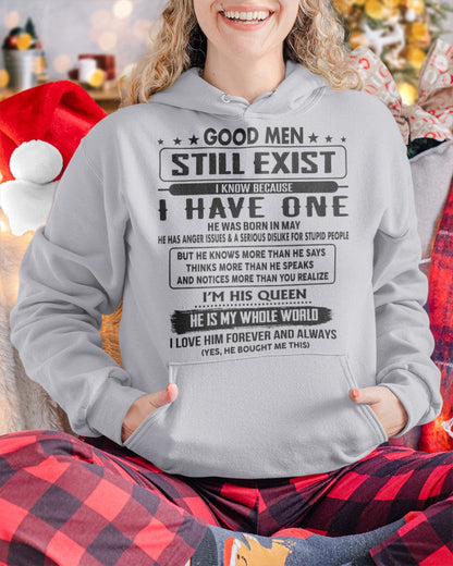May - Good men Still Exist - gift for your girlfriend, wife from Husband - TOBY05 (SKU-GM-05)
