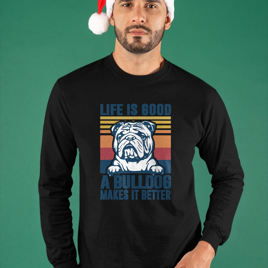 Dog Love Shirt, Dog Lover Gift T-Shirt/Hoodie/Sweatshirt HLT00 - Bulldog Gifts For Women Men Dog Dad Dog Mom English Bulldog T-Shirt