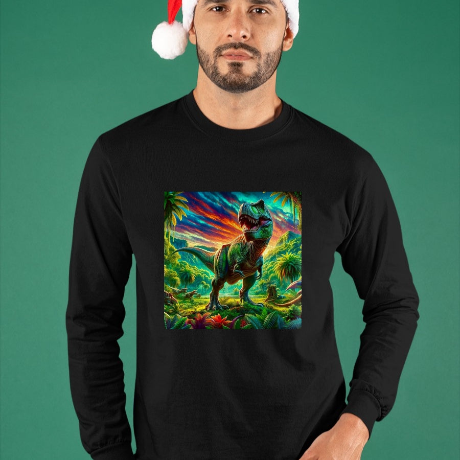 Best Dinosaur Lover Shirt, Funny Dinosaur UnisexT-Shirt/Hoodie/Sweatshirt HLT00 - Cool Dinosaur T-Shirt, Men, Black, 3X-Large