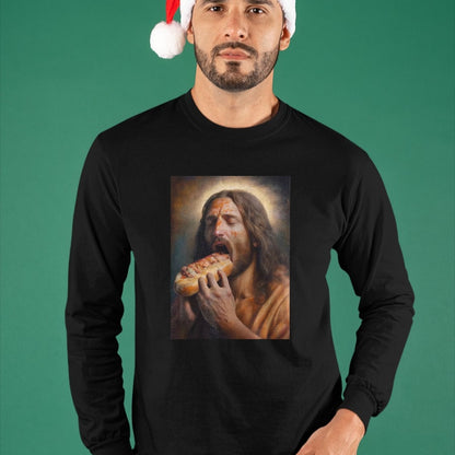 Dog Love Shirt, Dog Lover Gift T-Shirt/Hoodie/Sweatshirt HLT00 - Jesus loves hot dogs T-Shirt