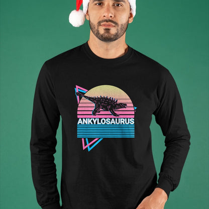 Best Dinosaur Lover Shirt, Funny Dinosaur UnisexT-Shirt/Hoodie/Sweatshirt HLT00 - Ankylosaurus Dinosaur Retro T-Shirt