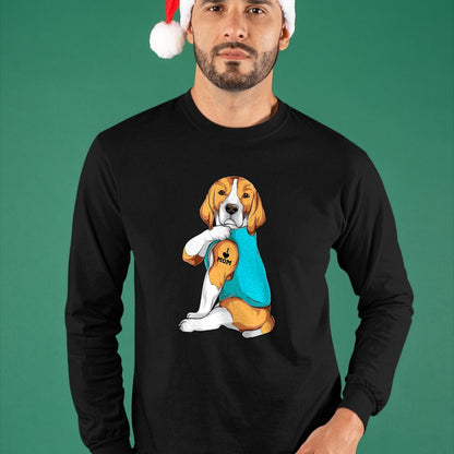 Dog Love Shirt, Dog Lover Gift T-Shirt/Hoodie/Sweatshirt HLT00 - Beagle I Love Mom Apparel, Dog Mom Gifts Womens T-Shirt