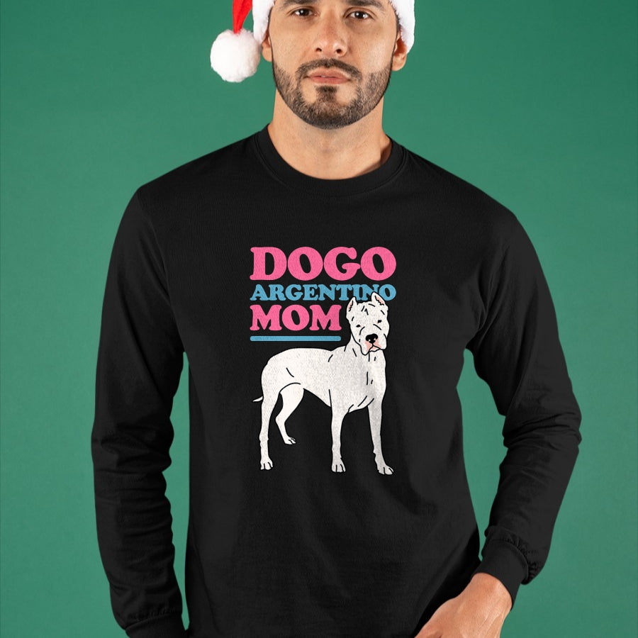 Dog Love Shirt, Dog Lover Gift T-Shirt/Hoodie/Sweatshirt HLT00 - Dogo Argentino Mom Dog Owner Dogo Argentino T-Shirt