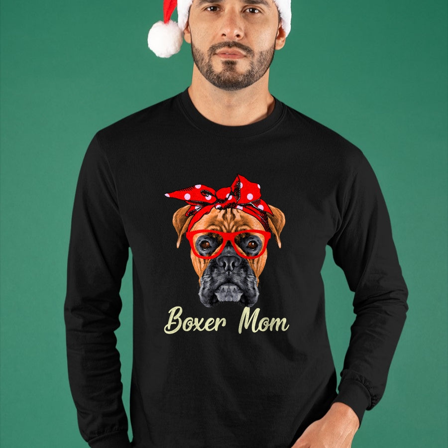 Dog Love Shirt, Dog Lover Gift T-Shirt/Hoodie/Sweatshirt HLT00 - Boxer Mom Dogs Mothers Day Dog Lovers Gifts For Women T-Shirt