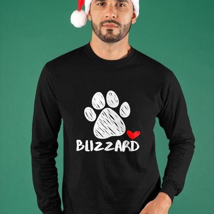Dog Love Shirt, Dog Lover Gift T-Shirt/Hoodie/Sweatshirt HLT00 - Blizzard Puppy Love Doggy Parent Blizzard Pet Dog name Paw T-Shirt