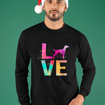 Dog Love Shirt, Dog Lover Gift T-Shirt/Hoodie/Sweatshirt HLT00 - Colorful Vizsla Dog Mom Gifts Vizsla T-Shirt