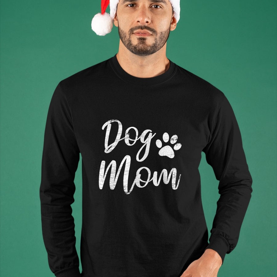Dog Love Shirt, Dog Lover Gift T-Shirt/Hoodie/Sweatshirt HLT00 - Dog Mom - Vintage  Worn Design - Funny Dog Paw - Classic T-Shirt