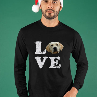 Dog Love Shirt, Dog Lover Gift T-Shirt/Hoodie/Sweatshirt HLT00 - I Love My Yellow Lab T-Shirt  Labrador Retriever Dog Tee T-Shirt
