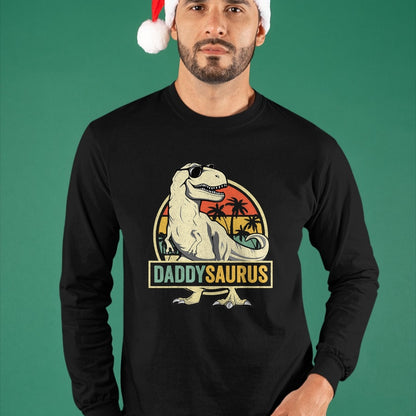 Best Dinosaur Lover Shirt, Funny Dinosaur UnisexT-Shirt/Hoodie/Sweatshirt HLT00 - Daddysaurus T Rex Dinosaur Daddy Saurus Family Matching T-Shirt