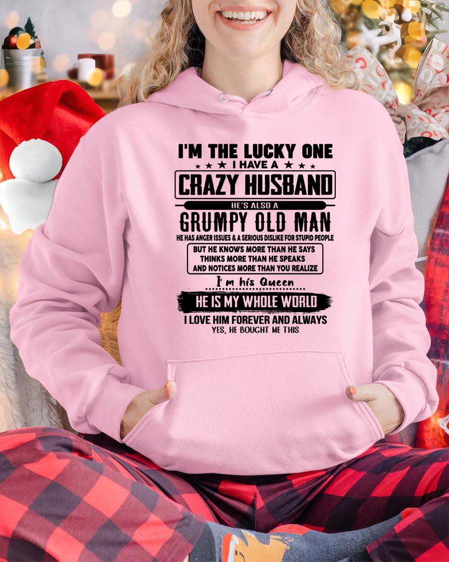 I am Lucky One I Have A Crazy Husband - Gift for Wife From Husband - TOBY00 (SKUT-LUCKYONE-00)