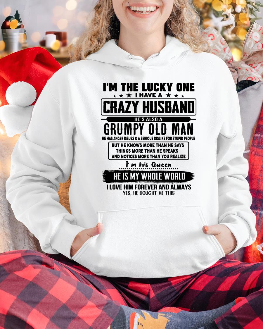 I am Lucky One I Have A Crazy Husband - Gift for Wife From Husband - TOBY00 (SKUT-LUCKYONE-00)