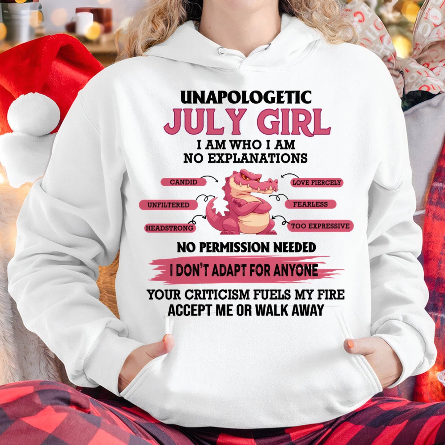 JULY, I AM WHO I AM - SHIRT FOR WOMEN - TOBY07 (SKU2605-55-07)