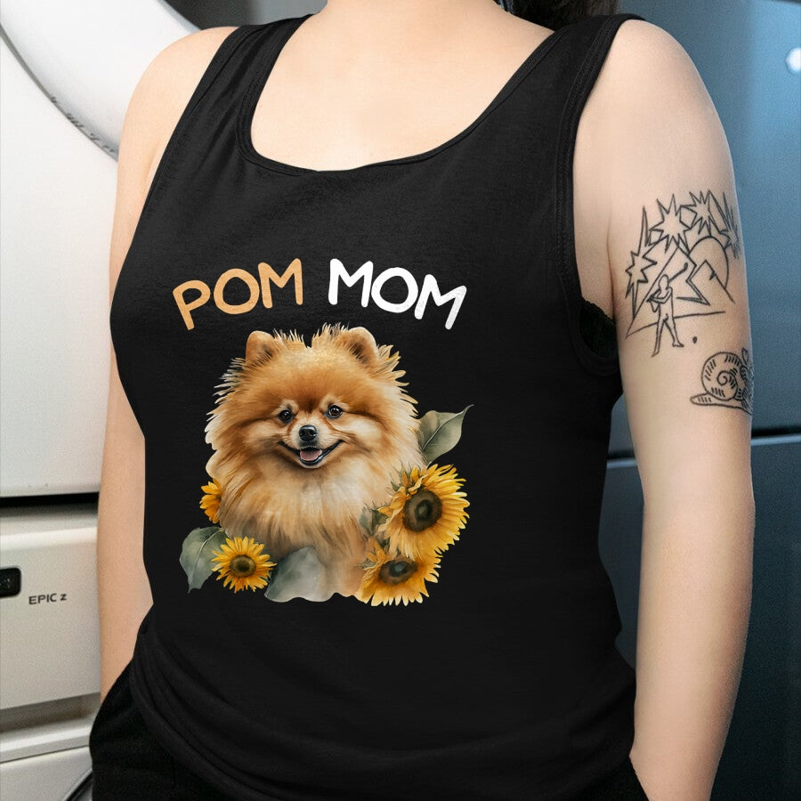 Dog Love Shirt, Dog Lover Gift T-Shirt/Hoodie/Sweatshirt HLT00 -Pomeranian Mom Pom Dog Mama T-Shirt