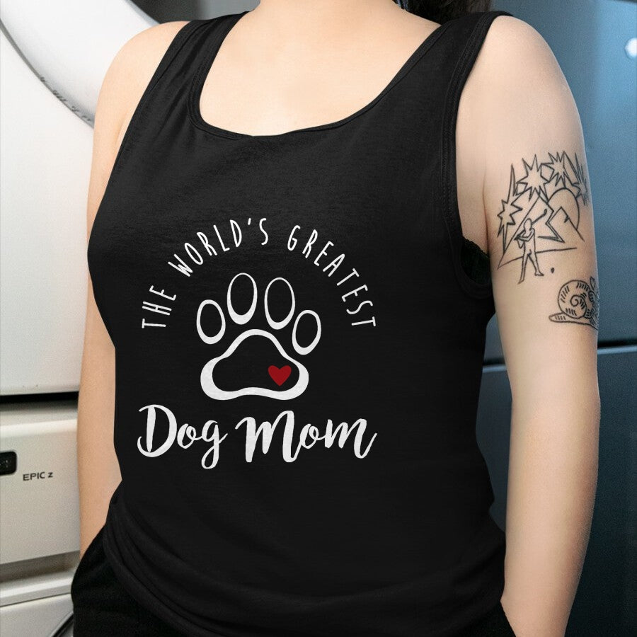 Dog Love Shirt, Dog Lover Gift T-Shirt/Hoodie/Sweatshirt HLT00 - The World_s Greatest Dog Mom T Shirt, I Love My Dog Gift T-Shirt