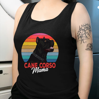 Dog Love Shirt, Dog Lover Gift T-Shirt/Hoodie/Sweatshirt HLT00 - Cane Corso Mama Italian Mastiff Dog Mom Funny Girls Gift T-Shirt