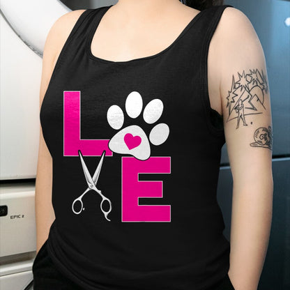 Dog Love Shirt, Dog Lover Gift T-Shirt/Hoodie/Sweatshirt HLT00 - Cute Dog Groomer Funny Dog Grooming Love Christmas T-Shirt