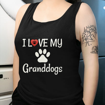 Dog Love Shirt, Dog Lover Gift T-Shirt/Hoodie/Sweatshirt HLT00 - I Love My Granddogs Shirt, Dog Grandma Grandpa Granddog Tee T-Shirt