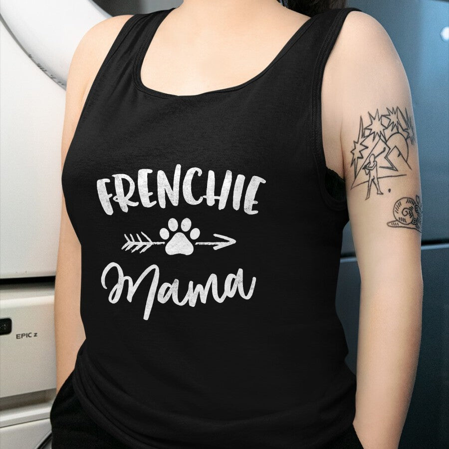 Dog Love Shirt, Dog Lover Gift T-Shirt/Hoodie/Sweatshirt HLT00 - Frenchie Mama French Bulldog Lover Owner Gift Dog Mom Mother T-Shirt