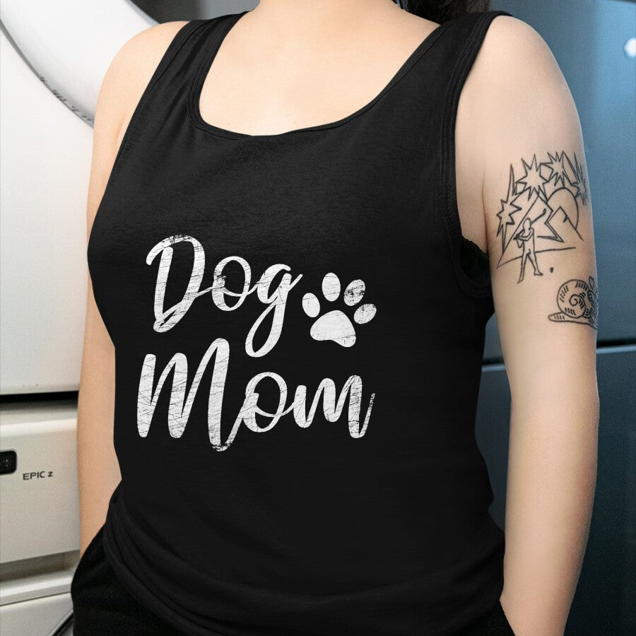Dog Love Shirt, Dog Lover Gift T-Shirt/Hoodie/Sweatshirt HLT00 - Dog Mom - Vintage  Worn Design - Funny Dog Paw - Classic T-Shirt